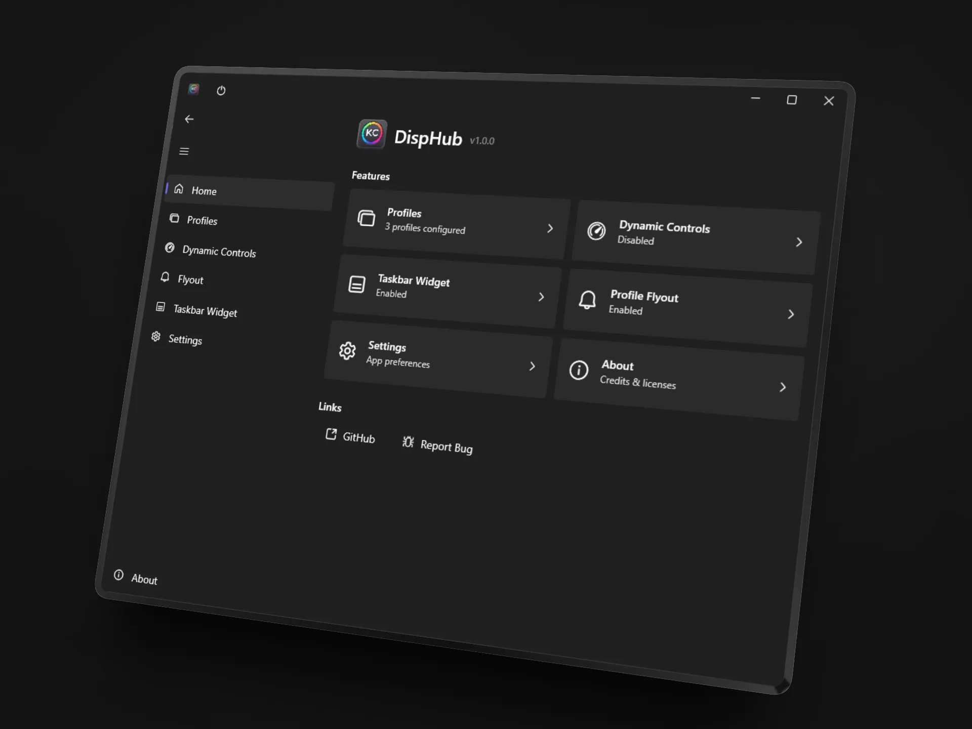 DispHub Desktop Application